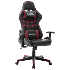 vidaXL vidaXL műbőr Gamer szék #fekete-bordó forgószék