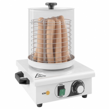 vidaXL vidaXL rozsdamentes acél hot-dog melegítő 450 W hot-dog készítő