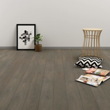 vidaXL vidaXL szürke és barna öntapadós PVC padlódeszkák 4,46 m² lakástextília