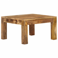 vidaXL vidaXL tömör mangófa dohányzóasztal 60 x 60 x 35 cm bútor