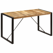 vidaXL vidaXL tömör mangófa étkezőasztal 140 x 70 x 75 cm bútor