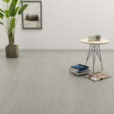 vidaXL vidaXL világosszürke öntapadós PVC padlódeszkák 4,46 m² lakástextília