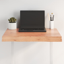 vidaXL világosbarna asztallap 60x50x(2-6) cm kezelt tömör élőszegélyes bútor