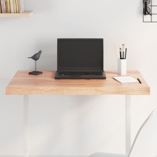 vidaXL világosbarna asztallap 80x40x(2-4) cm kezelt tömör élőszegélyes bútor