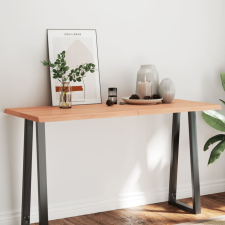 vidaXL világosbarna kezelt tömör asztallap 140x60x(2-4) cm bútor