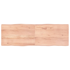 vidaXL világosbarna kezelt tömör asztallap 180x60x(2-6) cm bútor