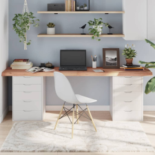 vidaXL Világosbarna kezelt tömör tölgyfa asztallap 220x50x6 cm bútor