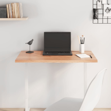 vidaXL világosbarna kezelt tömör tölgyfa asztallap 80x50x2 cm bútor