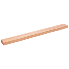 vidaXL világosbarna kezelt tömör tölgyfa fali polc 100x10x4 cm bútor