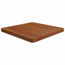 vidaXL világosbarna kezelt tömör tölgyfa négyzet asztallap 60x60x4cm bútor