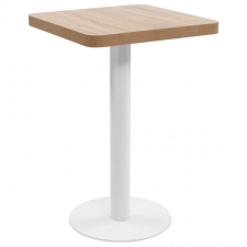 vidaXL világosbarna MDF bisztróasztal 50 x 50 cm bútor