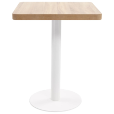 vidaXL világosbarna MDF bisztróasztal 60 x 60 cm (286429) bútor