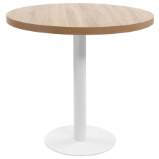 vidaXL világosbarna MDF bisztróasztal 80 cm bútor