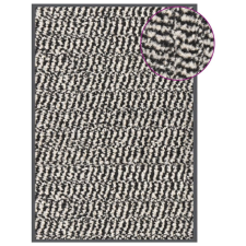 vidaXL világosbarna tűzött lábtörlő 40 x 60 cm lakástextília