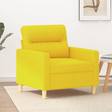 vidaXL világossárga szövet kanapéfotel 60 cm bútor