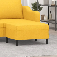 vidaXL világossárga szövet lábzsámoly 70x55x41 cm bútor