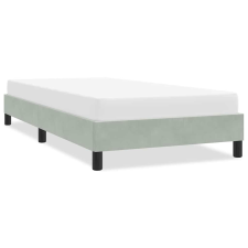 vidaXL világosszürke bársony ágykeret matrac nélkül 90x220 cm ágy és ágykellék
