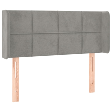 vidaXL világosszürke bársony fejtámla 83x16x78/88 cm (3118798) ágy és ágykellék