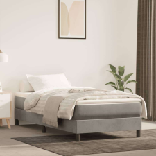 vidaXL világosszürke bársony zsebrugós ágymatrac 90x210x20 cm ágy és ágykellék