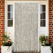 vidaXL világosszürke és sötétszürke zsenília rovarfüggöny 100 x 230 cm szúnyogháló