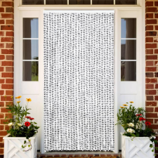 vidaXL világosszürke és sötétszürke zsenília rovarfüggöny 118x220 cm szúnyogháló