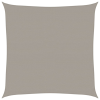vidaXL világosszürke HDPE négyszögű napvitorla 160 g/m² 7x7 m (4001972)