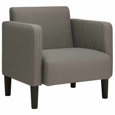 vidaXL világosszürke kordbársony szövet kanapészék karfás szék 54 cm (4100515) bútor