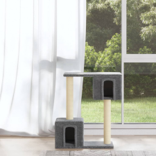 vidaXL világosszürke macskabútor szizál kaparófákkal 60 cm macskafelszerelés