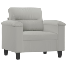 vidaXL világosszürke mikroszálas szövet kanapéfotel 60 cm (359550) bútor