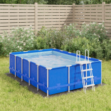 vidaXL világosszürke poliészter geotextília medencealátét 300 x 220 cm medence kiegészítő