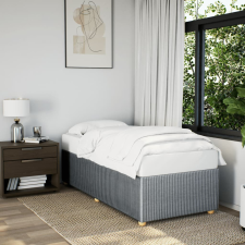 vidaXL világosszürke szövet ágykeret 100x200 cm ágy és ágykellék