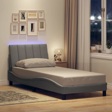 vidaXL világosszürke szövet ágykeret matrac nélkül 90x190 cm ágy és ágykellék