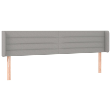 vidaXL világosszürke szövet fejtámla 163x16x78/88 cm (3118914) ágy és ágykellék