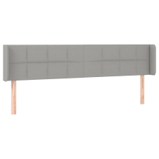 vidaXL világosszürke szövet fejtámla 183x16x78/88 cm (3118782) ágy és ágykellék