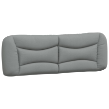 vidaXL világosszürke szövet fejtámla párna 160 cm (374588) ágy és ágykellék