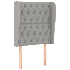 vidaXL világosszürke szövet fejtámla szárnyakkal 83 x 23 x 118/128 cm (3118266) ágy és ágykellék