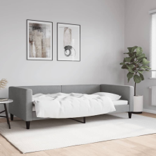 vidaXL világosszürke szövet kanapéágy keret 100 x 200 cm bútor