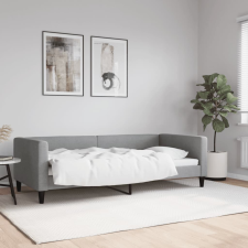 vidaXL világosszürke szövet kanapéágy keret 90 x 200 cm bútor