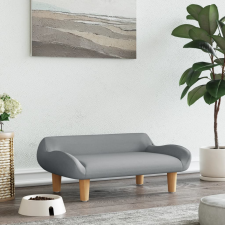 vidaXL világosszürke szövet kutyaágy 70 x 40 x 24 cm szállítóbox, fekhely kutyáknak