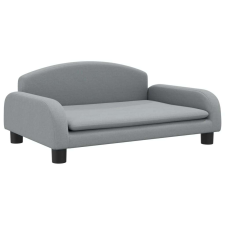 vidaXL Világosszürke szövet kutyaágy 70 x 45 x 30 cm szállítóbox, fekhely kutyáknak