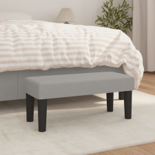 vidaXL világosszürke szövet pad 70 x 30 x 30 cm bútor