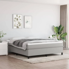 vidaXL Világosszürke szövet rugós ágykeret 160x200 cm ágy és ágykellék