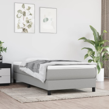 vidaXL Világosszürke szövet zsebrugós ágymatrac 100x200x20 cm ágy és ágykellék