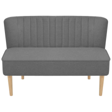 vidaXL világosszürke szövetkanapé 117 x 55,5 x 77 cm  (244070) bútor