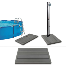 vidaXL WPC padlóelem szolárzuhanyhoz vagy medencelétrához medence kiegészítő