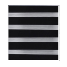 vidaXL Zebra roló 100 x 175 cm Fekete (240212) lakástextília
