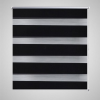 vidaXL Zebra roló 120 x 230 cm Fekete