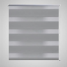 vidaXL Zebra roló 120 x 230 cm Szürke redőny