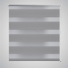 vidaXL Zebra roló 40 x 100 cm Szürke lakástextília
