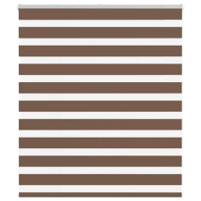 vidaXL zebrafüggönnyel barna szövetszélesség 115,9 cm poliészter lakástextília
